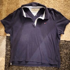 Tommy Hilfiger Navy blue polo XL